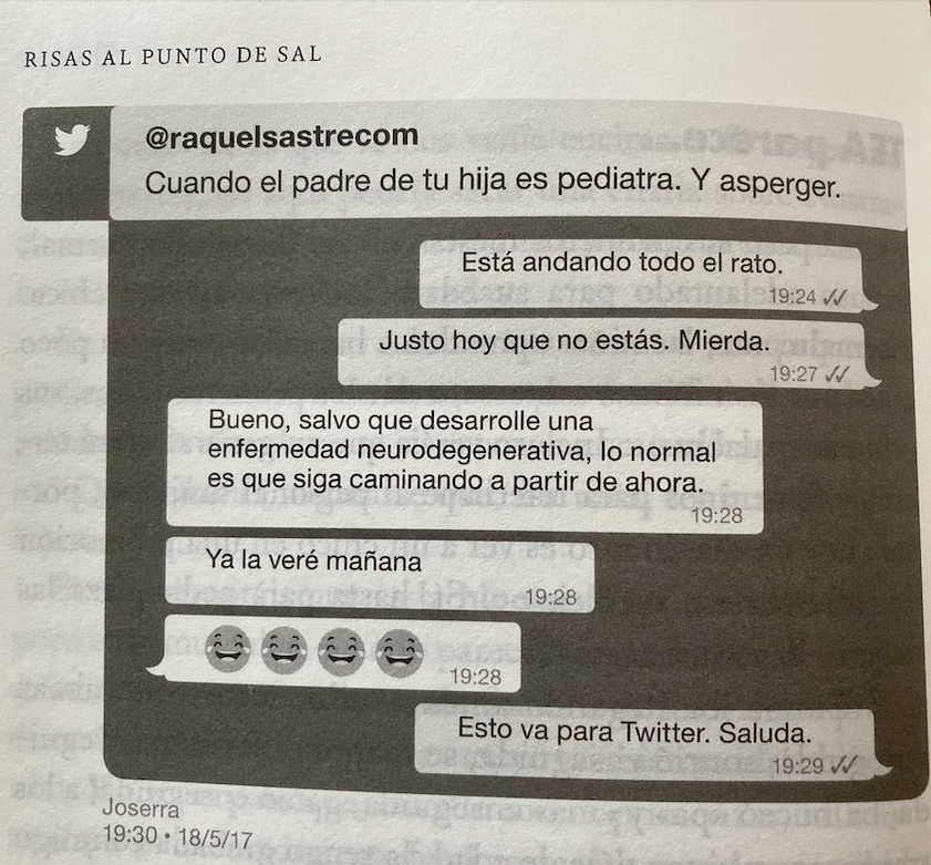 raquel sastre risas al punto de sal