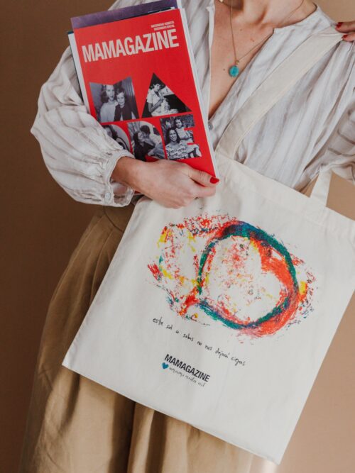 Bolsa de tela “MAMAGAZINE Loves Umami Neila ART”